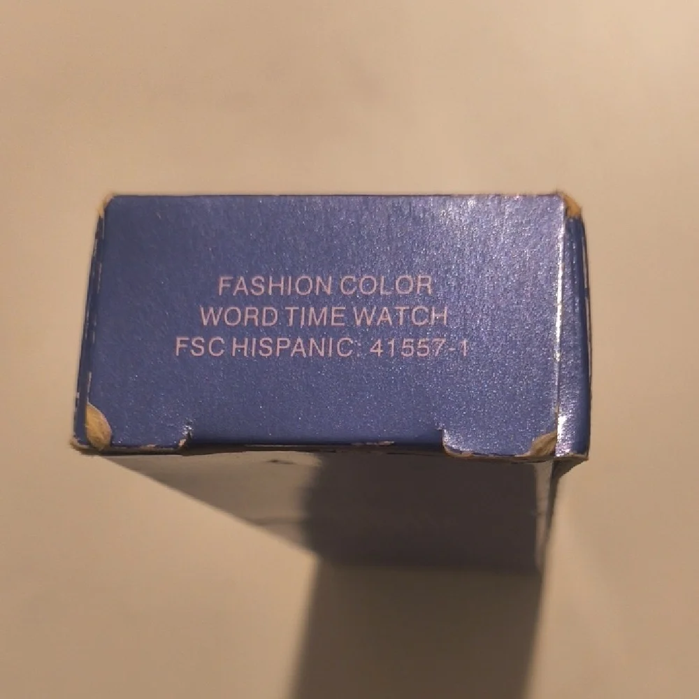 Avon Fashion Color World Time Watch-Hispanic
